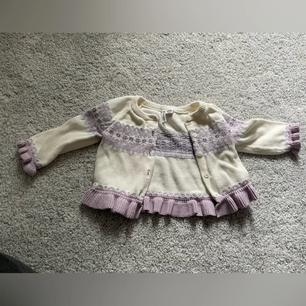 Janie and Jack Sweater Baby Outfit - Picture 4 of 8